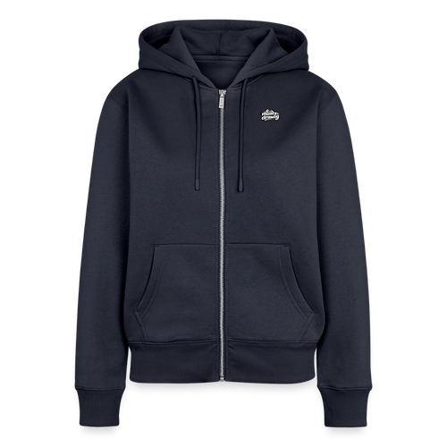 Frauen Premium Kapuzenweste - muats drawig - Navy
