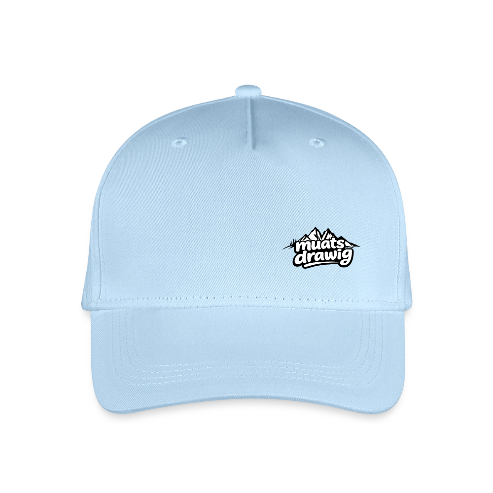 Kinder Bio Basecap - muats drawig - Hellblau
