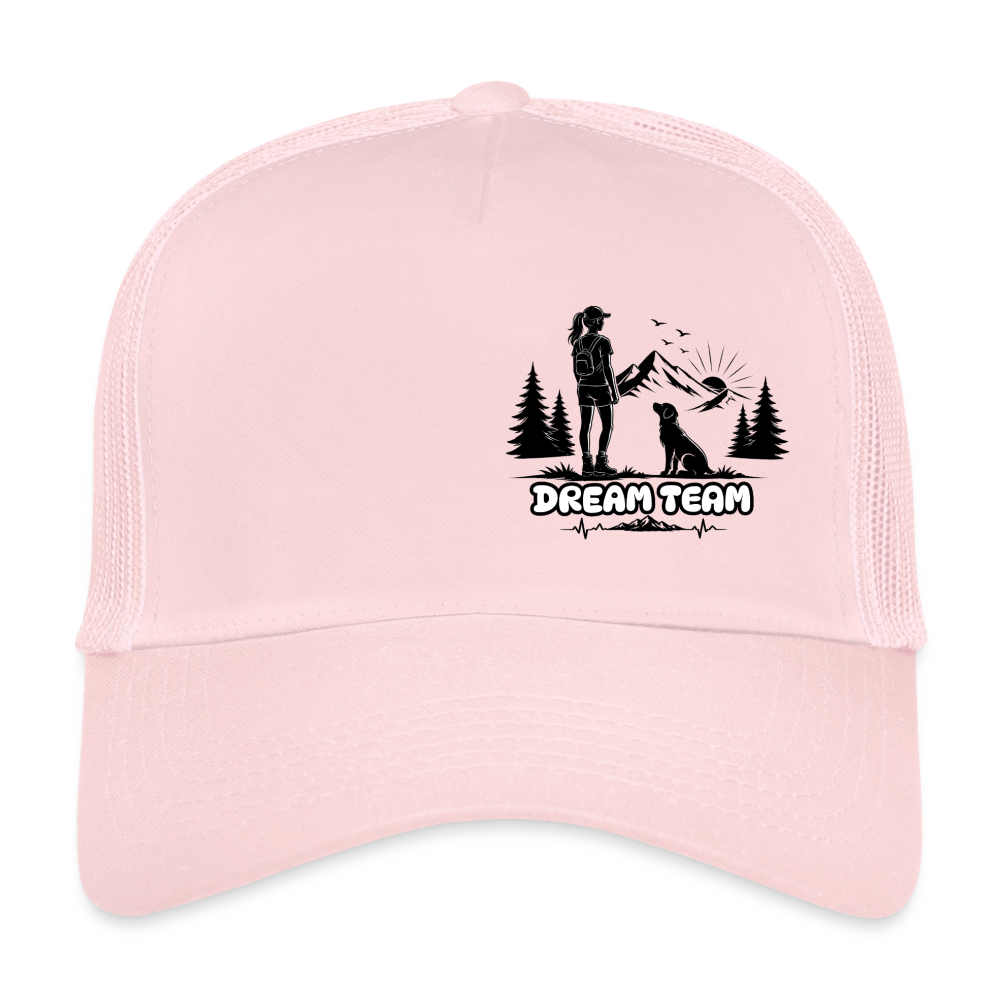 Frauen Trucker Cap Unisex - Dream Team - Hellrosa