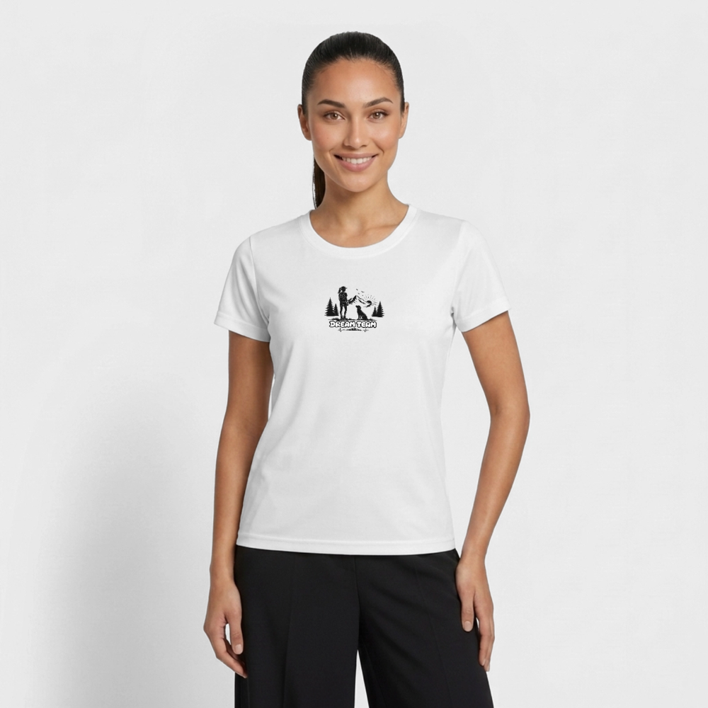 Frauen Funktions-T-Shirt - Dream Team - Weiß