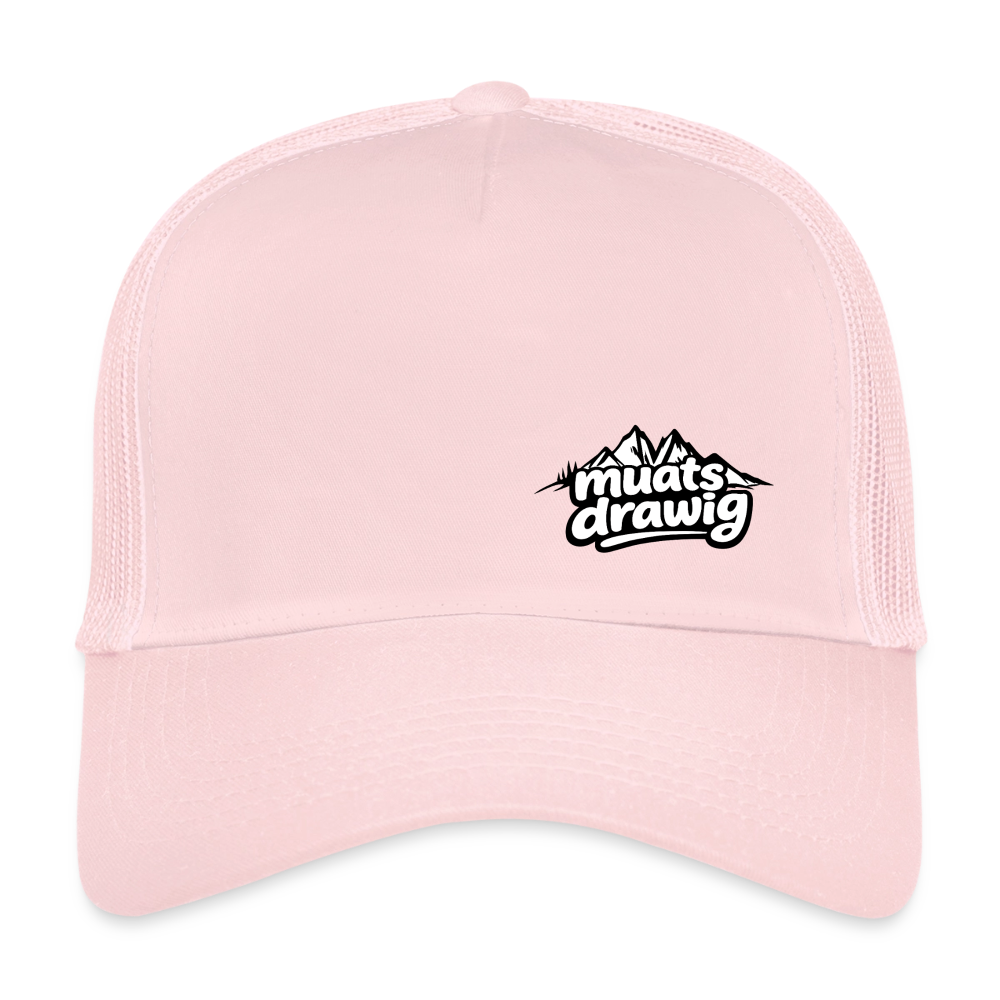 Trucker Cap Unisex - muats drawig - Hellrosa
