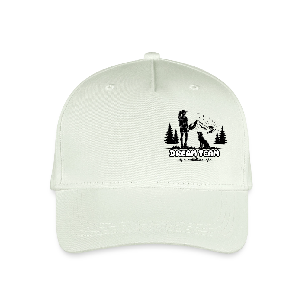 Mädchen - Kinder Bio Basecap - Dream Team - Helles Mintgrün