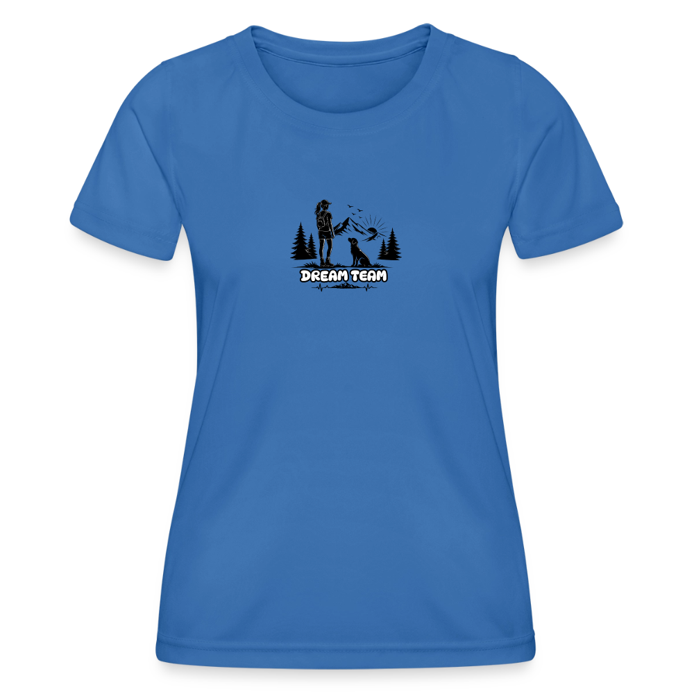 Frauen Funktions-T-Shirt - Dream Team - Königsblau