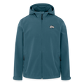 Recycelte Männer Softshell-Jacke - muats drawig - Dunkles Petrol