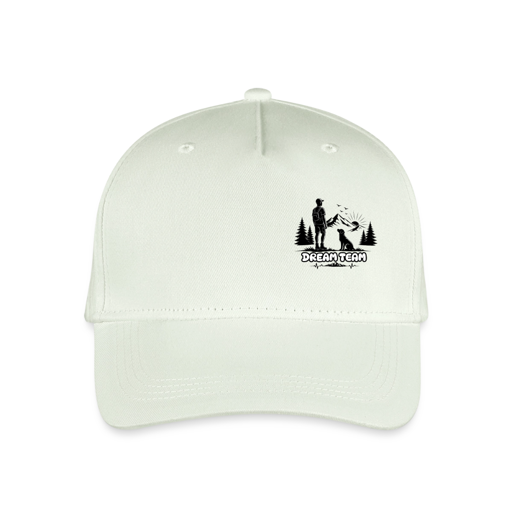 Jungs - Kinder Bio Basecap - Dream Team - Helles Mintgrün