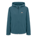 Frauen Recycelte Softshelljacke - muats drawig - Dunkles Petrol