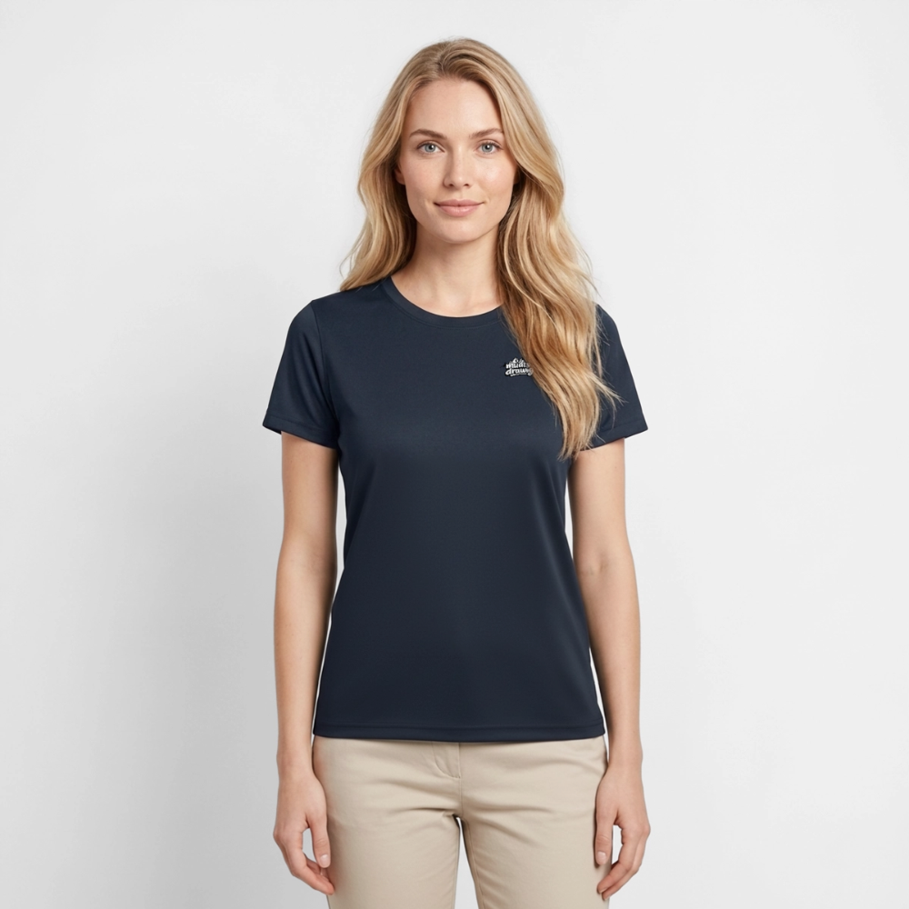 Funktions-T-Shirt Frauen - muats drawig - Navy