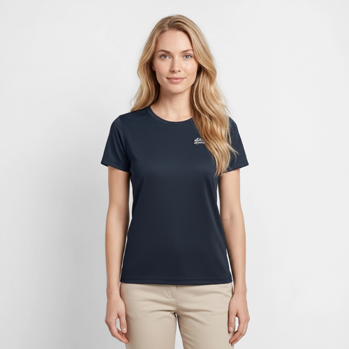 Funktions-T-Shirt Frauen - muats drawig - Navy