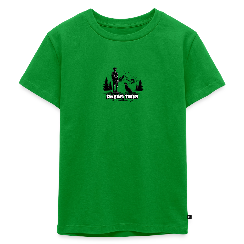 Kinder Premium T-Shirt Jungs - Dream Team - Grün