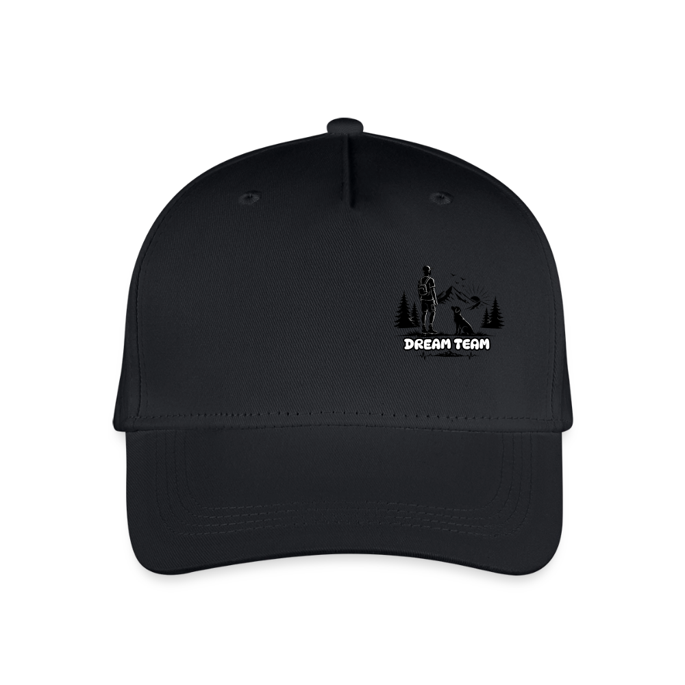 Jungs - Kinder Bio Basecap - Dream Team - Schwarz