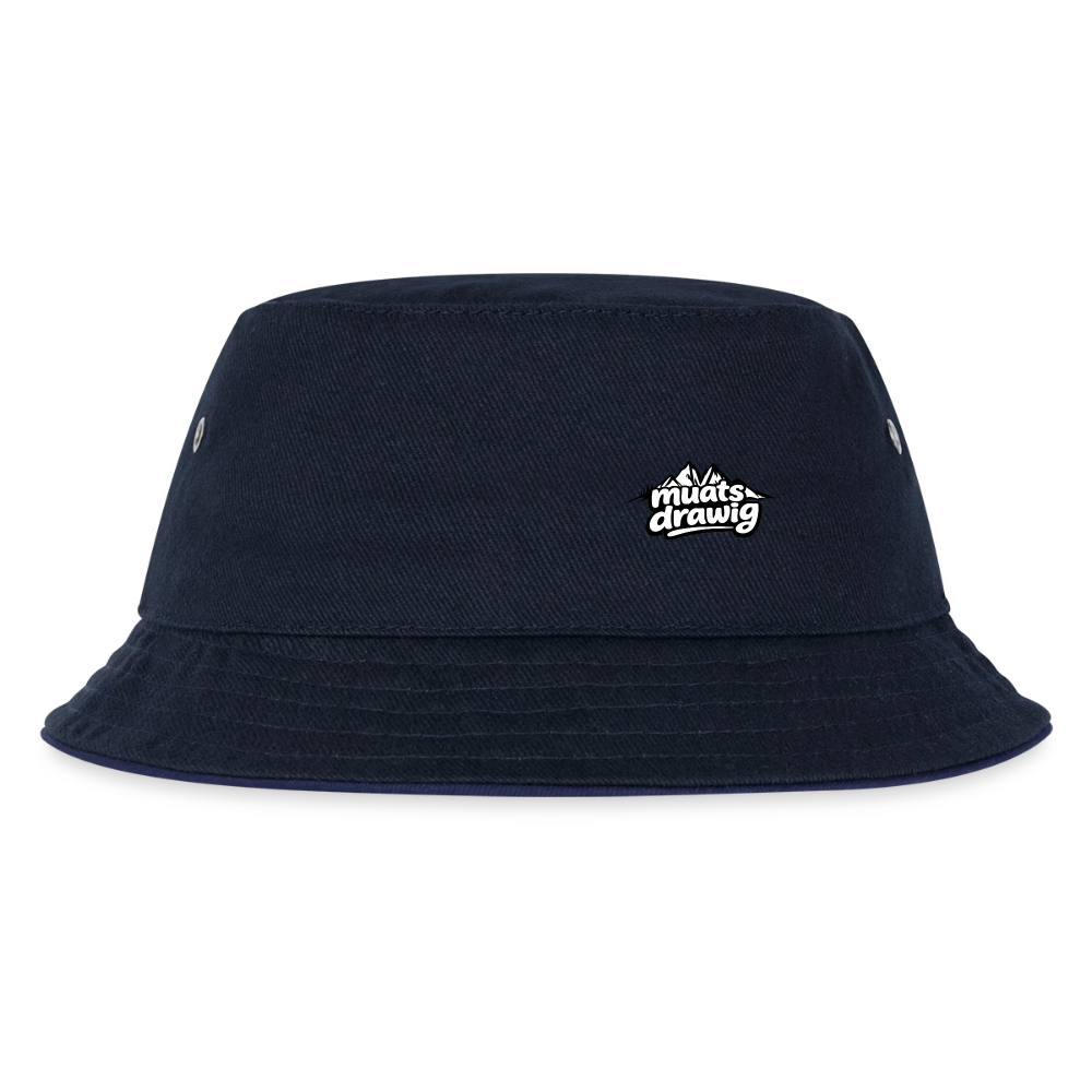 Kinder Wander-Hut - muats drawig - navy/navy