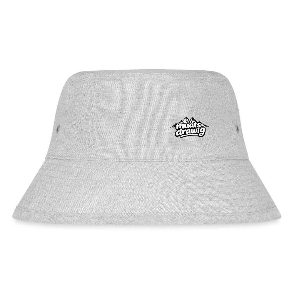 Wander-Hut Unisex - muats drawig - Grau meliert