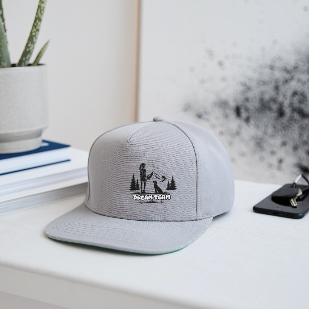 Frauen Snapback Cap Unisex - Dream Team - Graphit/Graphit