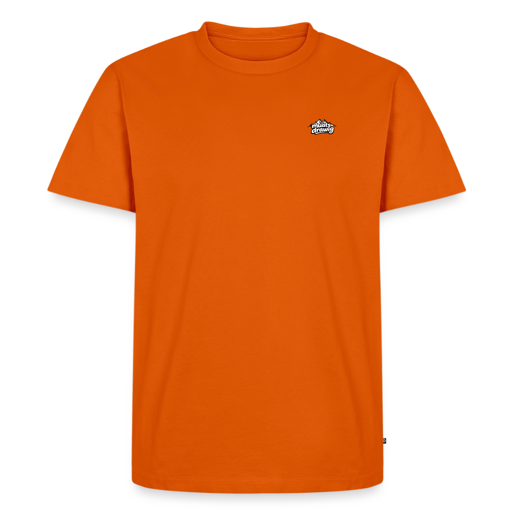 Männer Premium T-Shirt - muats drawig - Orange 