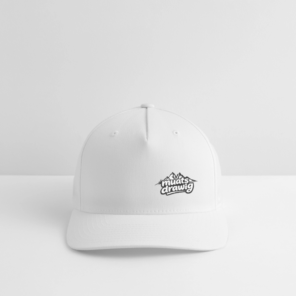 Flexfit Cap - muats drawig - Weiß