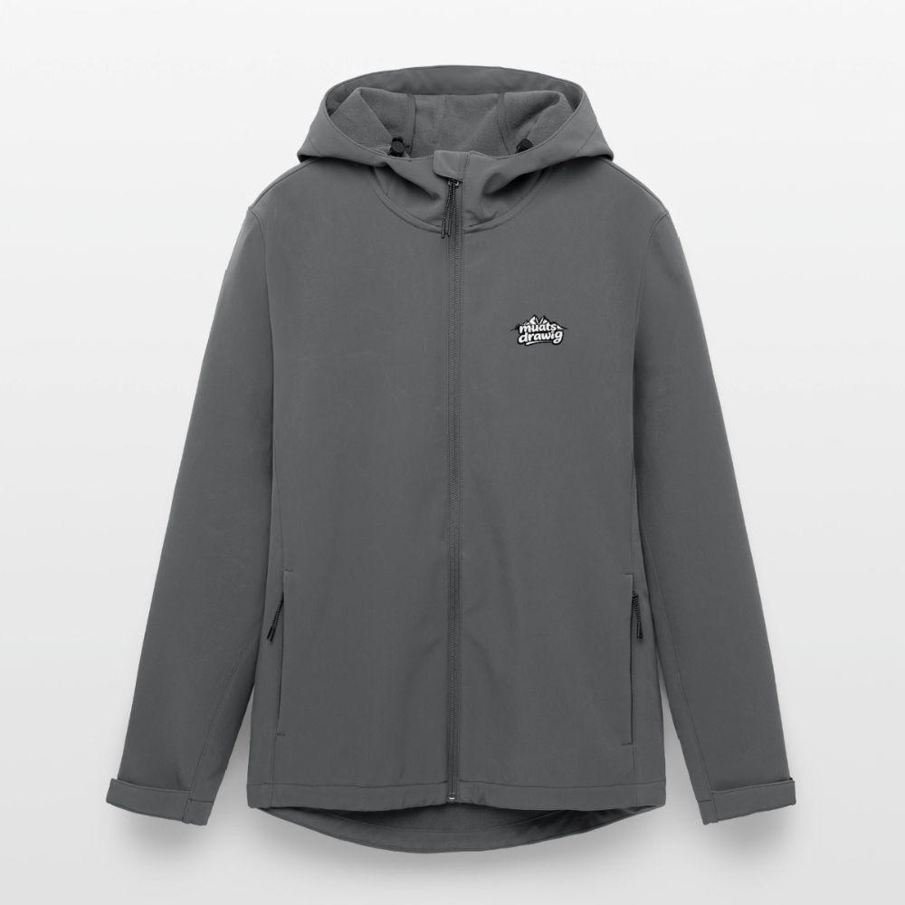 Frauen Recycelte Softshelljacke - muats drawig - Anthrazit