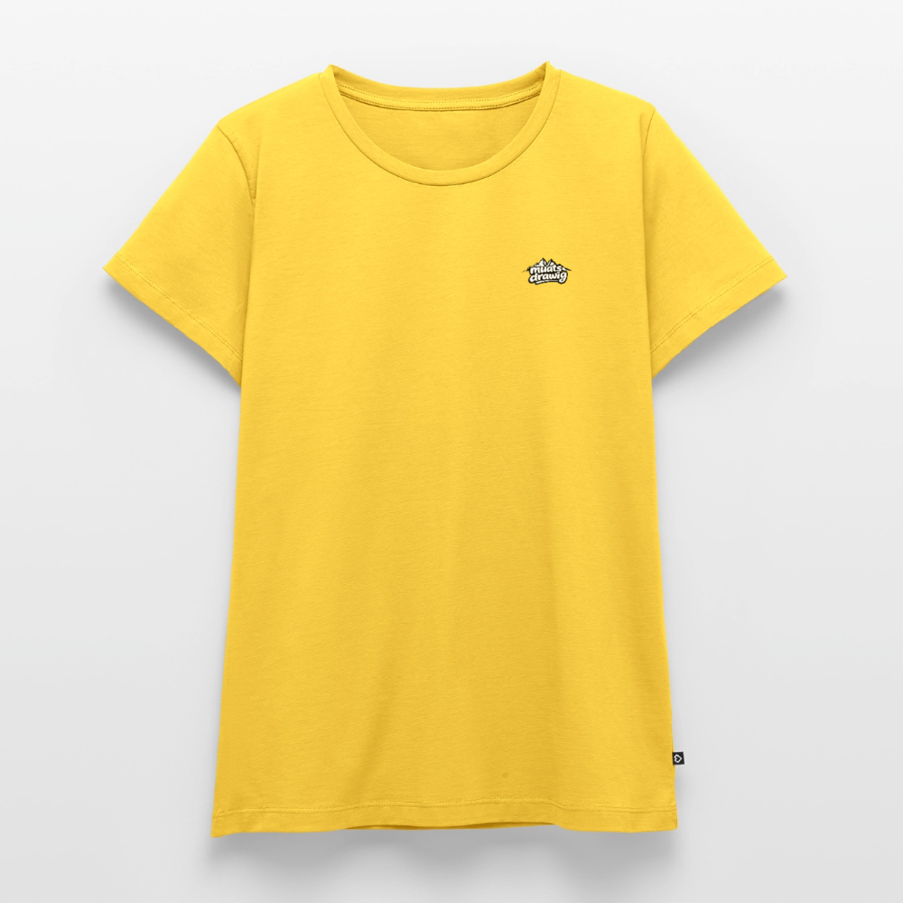 Frauen Premium T-Shirt - muats drawig - Sonnengelb