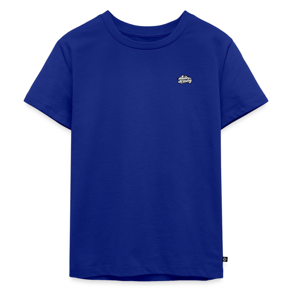 Kinder Premium T-Shirt - muats drawig - Royalblau